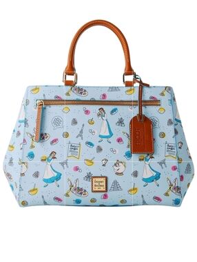 DOONEY & BOURKE DISNEY BEAUTY AND THE BEAST ZIP SATCHEL EPCOT FOOD & WINE 2021